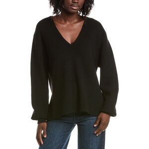 Alexis Womens  Wallace Wool & Cashmere-Blend Sweater, Black